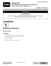 Toro 07141 Installation Instructions Manual