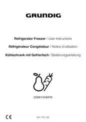 Grundig GSMI14340FN User Instructions