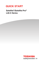 Toshiba Satellite L40-C Series Quick Start Manual