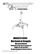 Kenco MG6K15T40V4 Operator's Manual