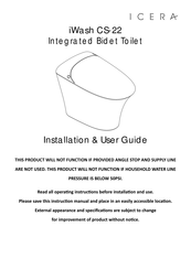 Icera iWash CS-22 Installation & User Manual