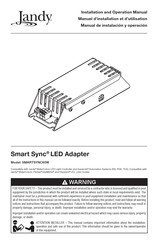 Jandy SMARTSYNC60W Installation And Operation Manual