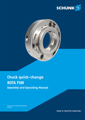 SCHUNK 1455800 Assembly And Operating Manual
