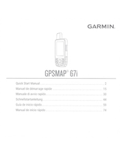 Garmin GPSMAP 67i Quick Start Manual
