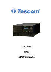 Tescom CL110DR User Manual
