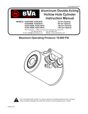 BVA Hydraulics HUDC3006 Instruction Manual