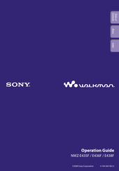 Sony Walkman NWZ-E435F Operation Manual