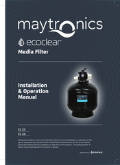 Pentair maytronics ecoclear EC 25 Installation & Operation Manual