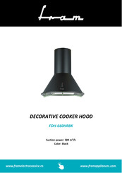 FRAM FDH-660HRBK Manual