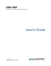 Measurement Computing USB-1808 User Manual