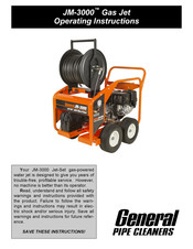 General Pipe Cleaners JM-3000 Operating Instructions Manual