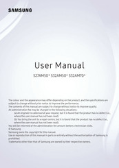 Samsung LS32AM500NU User Manual