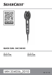 Silvercrest Quick Curl SHC 240 B2 Operating Instructions Manual