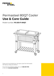 PERMASTEEL 80QT Use & Care Manual