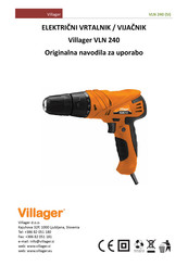 Villager VLN 240 Original Instruction Manual
