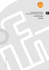 IFM ecomatDisplay CR1202 Operating Instructions Manual