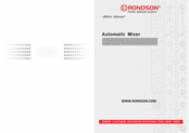 Rondson Mix Gear PM 8P Programming Manual