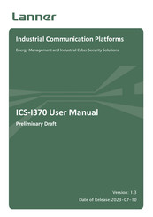 Lanner ICS-I370 User Manual
