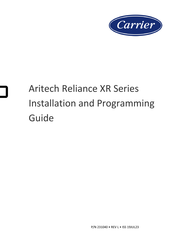 Carrier Aritech Reliance XR Pro Installation And Programming Manual