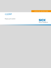 Sick i110RP Operating Instructions Manual