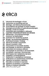 ELICA Elibloc Grigio 60 Instruction On Mounting And Use Manual