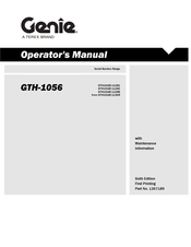 Terex GTH1016E-11305 Operator's Manual