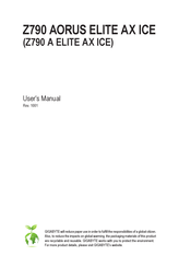 Gigabyte Z790 A ELITE AX ICE User Manual