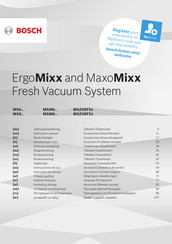 Bosch ErgoMixx MaxoMixx MSM6 Series Instruction Manual