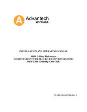 Advantech Wireless SSPBMg-C300-CRE Installation And Operating Manual