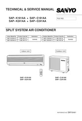Sanyo SAP-K181AA Technical & Service Manual