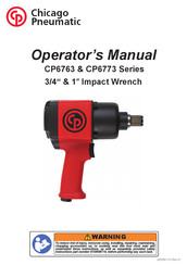 Chicago Pneumatic CP6763 Operator's Manual
