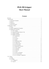 DH Robotics Technology PGE-50 Manual