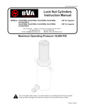 BVA Hydraulics HULN15010 Instruction Manual
