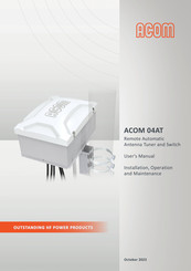 Acom AOM 04AT User Manual