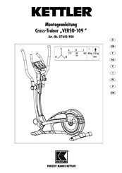 Kettler 07645-900 Assembly Instructions Manual