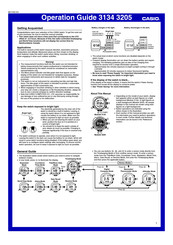Casio 3134 Operation Manual