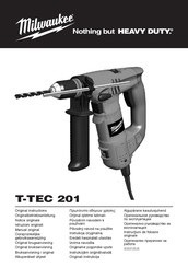 Aeg T-TEC 201 Original Instructions Manual