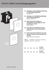 Diana O200 Assembly And Installation Instructions Manual