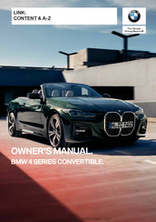 BMW 4 CONVERTIBLE 2022 Series Owner's Manual