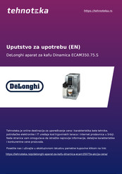 DeLonghi Dinamica ECAM350.75.S Instructions For Use Manual