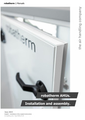 robatherm RM Installation And Assembly Manual
