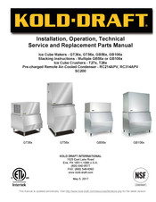 Kold-Draft T27 Series Installation, Operation, Technical Service And Replacement Parts Manual