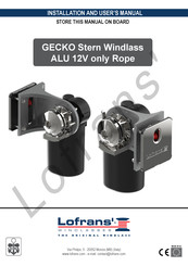 Lofrans GECKO Installation And User Manual