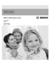 Bosch HMT8020 Installation Instructions Manual