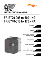 Mitsubishi Electric FR-E720-015 Instruction Manual