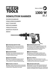 Meec tools 011638 Operating Instructions Manual