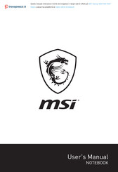 MSI GE65 9SE-044IT Raider User Manual