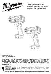 Milwaukee M18 FUEL 3062P-20 Operator's Manual
