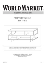 World Market ASHLYN 516570 Assembly Instructions Manual