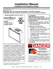 Heat & Glo COSMO-I35-IFT Installation Manual